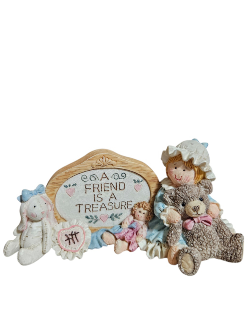 Heart Tugs “A Friend Is a Treasure” Figurine #TE/1807 Danko SFMBC
